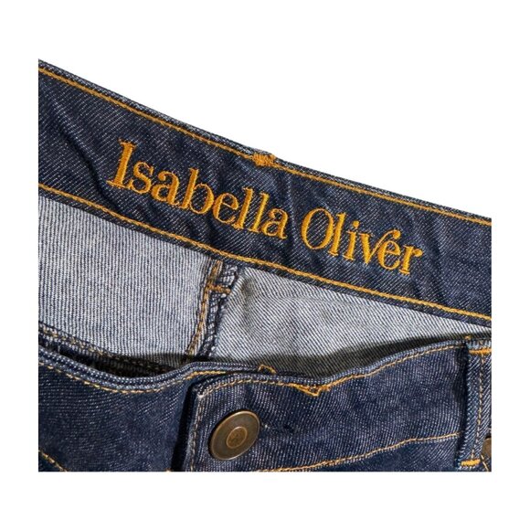 Isabella Oliver PIPPA Under The Bump Maternity Jean Womens Sz 16 (33R) Dark Wash - Picture 3 of 6